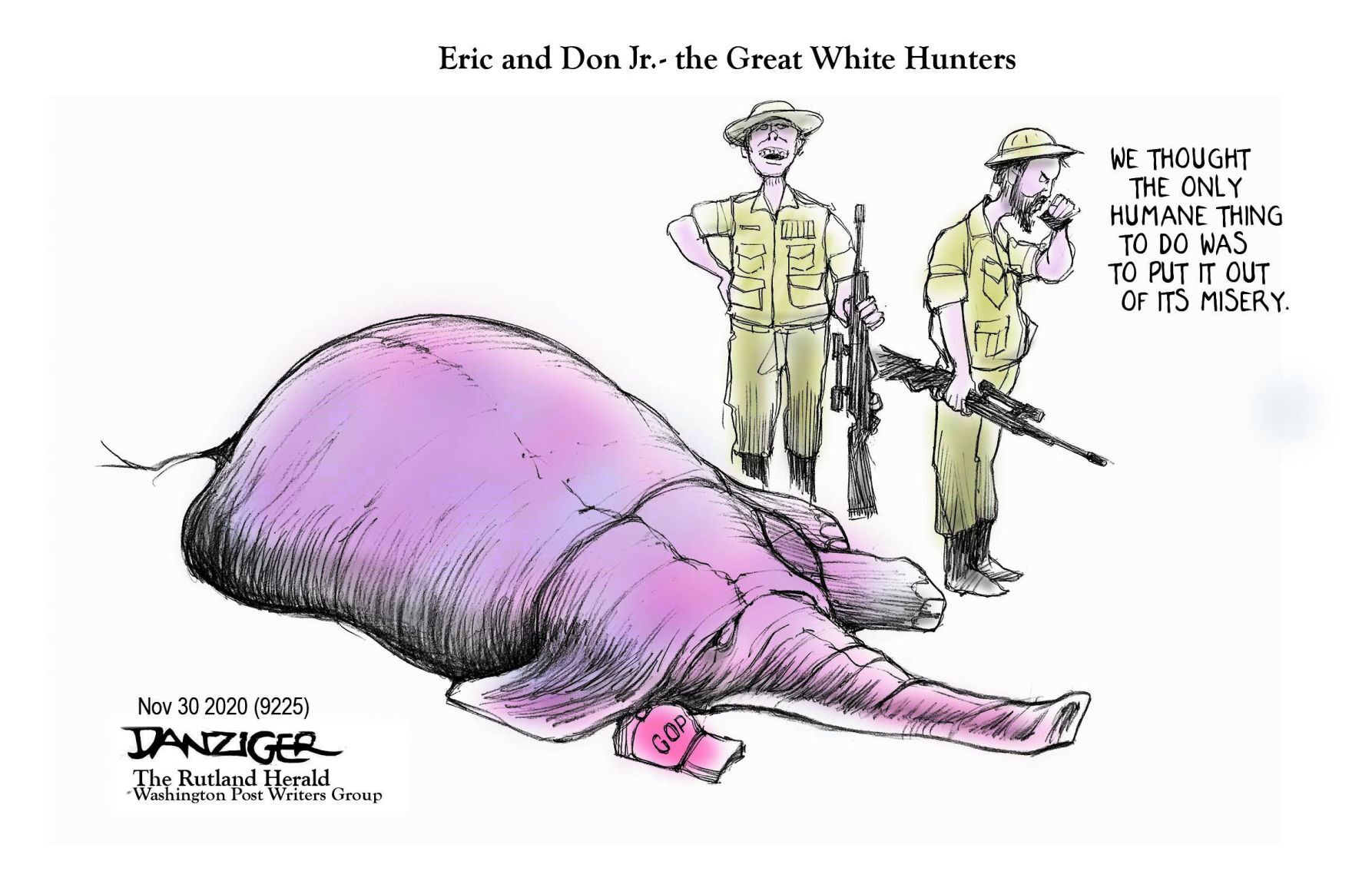 Jeff Danziger cartoon